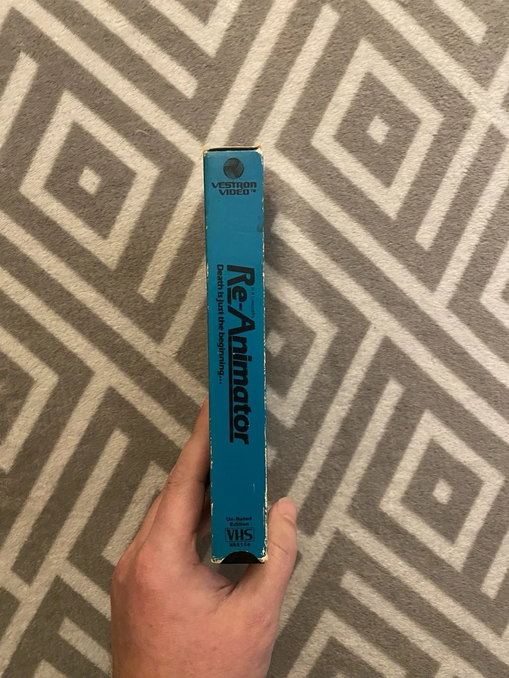 Re-Animator VHS Horror Vestron Rare Horror Un-Rated Edition - Image 2 of 4