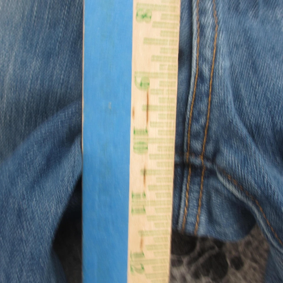 Bullhead Jeans Womens 28 Blue High Rise Skinniest Distressed Denim Stretch Pants - Image 4 of 4