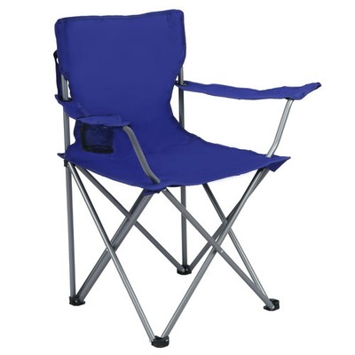 Ozark Trail Basic Quad Folding Camp Chair with Cup Holder, Adult, Choose 