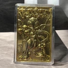 Vintage 1999 Burger King Mewtwo Pokemon 23K Gold Plated Card