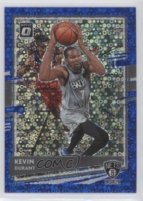 2020-21 Panini Donruss Optic Fast Break Blue Prizm 35/50 Kevin Durant #136 0c3