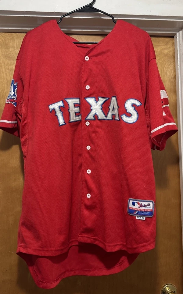 Texas Rangers MLB Josh Hamilton #32 Baseball Jersey 40th Anniversary XL - Image 2 of 4