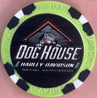 Harley Davidson Wide Print Poker Chip Dog House HD in Rock Hill, South Carolina