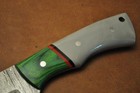 Custom Handmade Damascus Steel Knife With Resin Handle With Cover 266 — photo 2