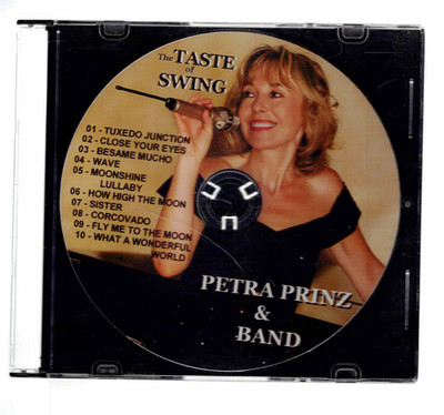 Petra Prinz & Band - The Taste of Swing,ALBUM-CD,ohne Cover, sehrgut,