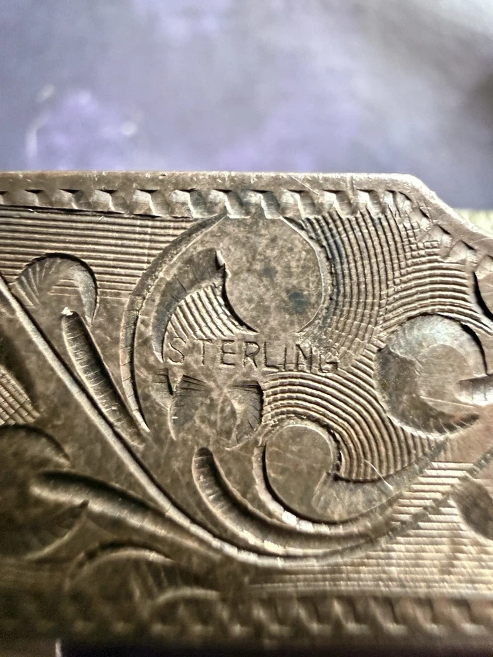 Vintage Sterling Silver Japanese Pocket Knife From Japan 1950 - Image 3 of 4