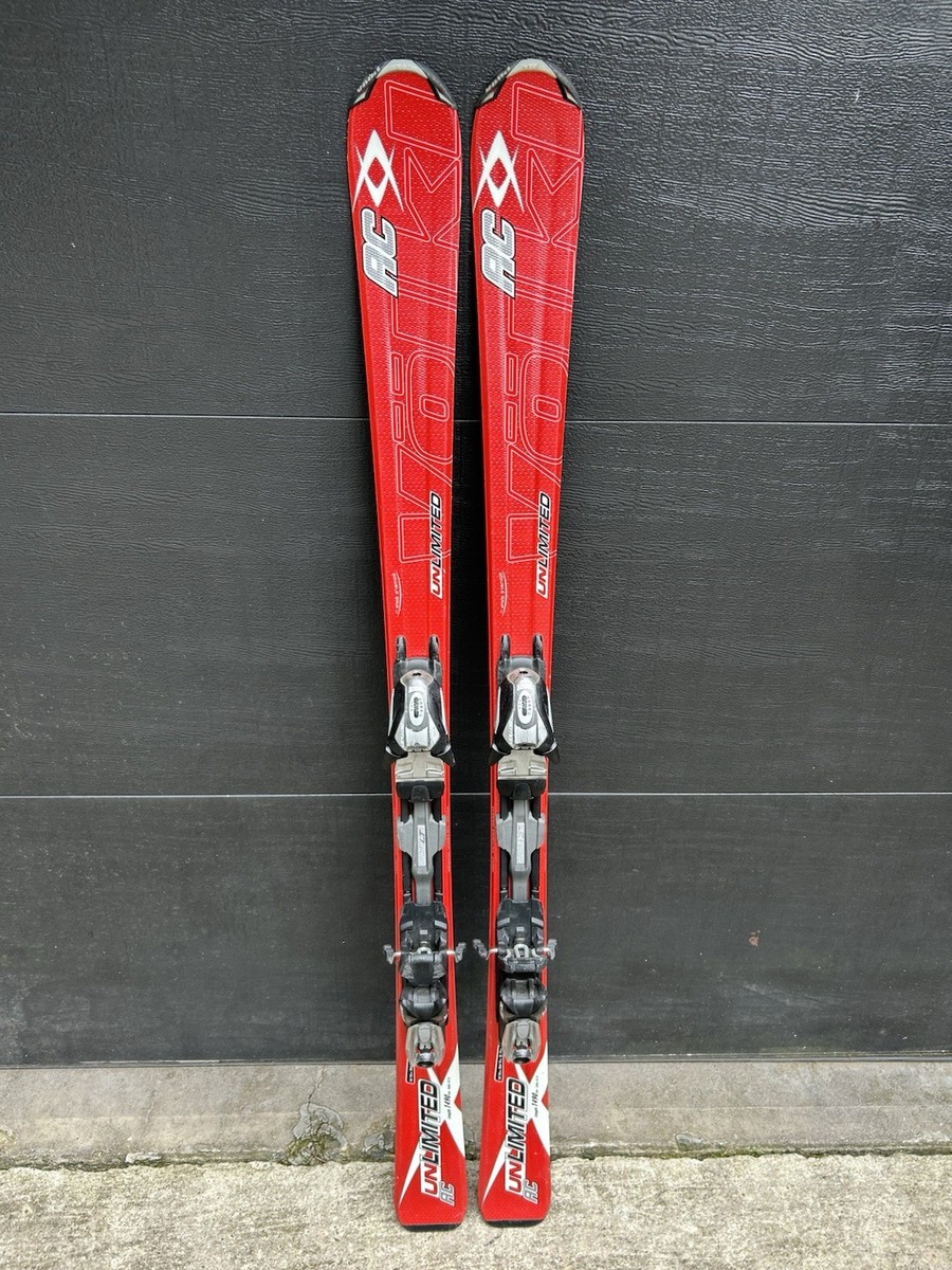 Volkl Unlimited AC Skis 149 cm Marker Motion Bindings, Red