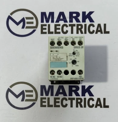 SIEMENS 3RP1000-1AP30 TIMER TIMING 1S-10H VOLTAGE 220VAC/24VDC FAST SHIPPING - Image 1 of 4