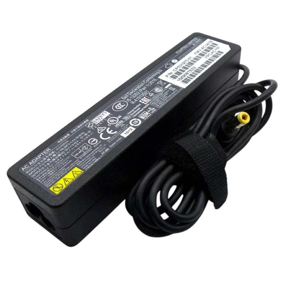 Original Fujitsu Netzteil 19V 3,42A Slim A13-065N3A CP531975-01 AC241B - Bild 3 von 4