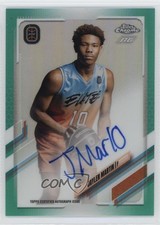 2021-22 Chrome OTE Overtime Elite Aqua Refractor 46/99 Jaylen Martin Auto 0u2j