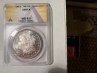 1885 P Morgan Dollar ANACS $ MS 63 Cameo DMPL Deep Mirror Proof-like