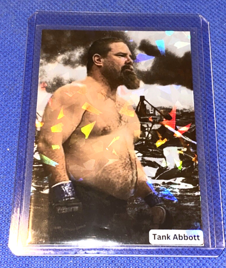 Tank Abbott UFC Custom MMA Holofoil  Prizm Trading Card