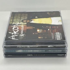 Lot Of Three Akon CDs Club Rap Hip Hop Konvicted Trouble Freedom Universal Rare