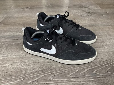Nike SB Alleyoop Black White Panda Skateboard Shoes CJ0882-001 Mens Size 12
