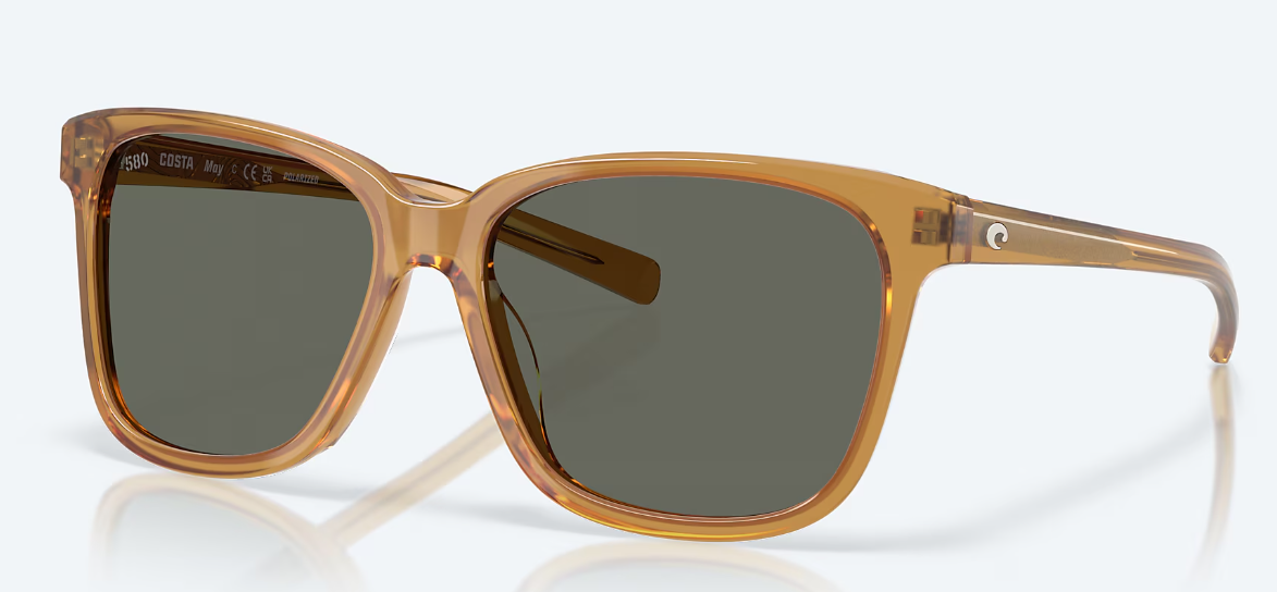 NEW Costa Del Mar MAY Polarized Sunglasses Sun Ray / Gray  display picture 1