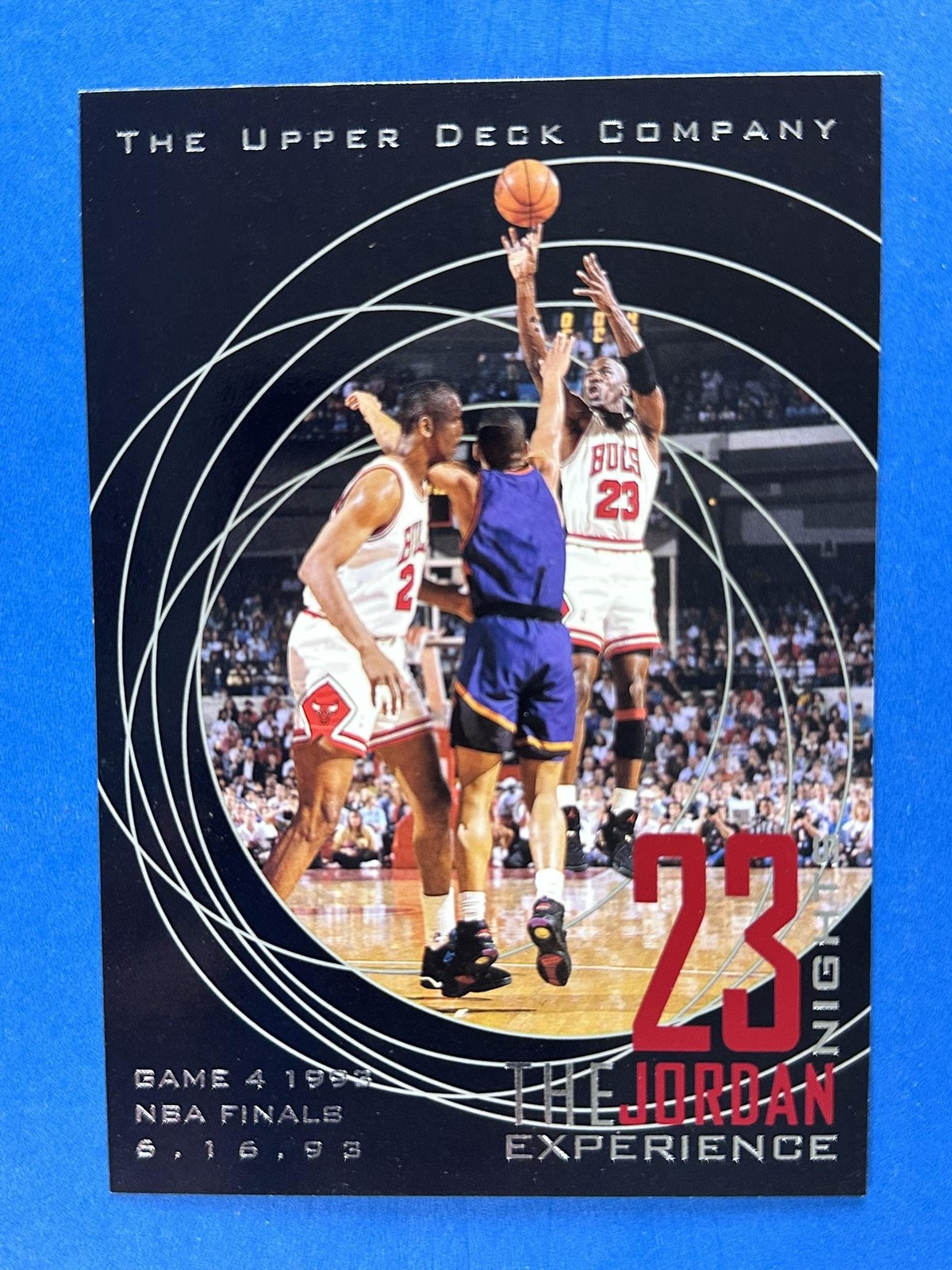 1996 Upper Deck 23 Nights: The Jordan Experience 3x5 #12 Michael Jordan Bulls