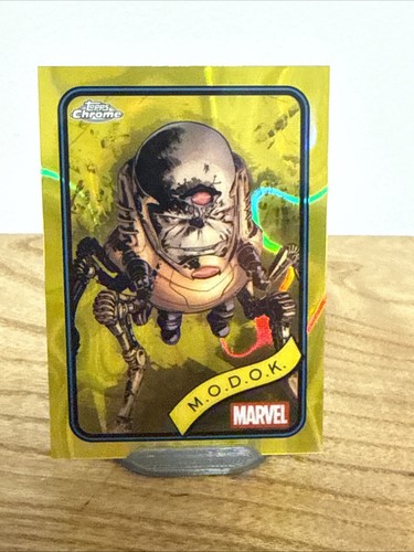 2025 Topps Chrome Marvel MODOK Gold Lava Refractor - 第 1/2 張圖片
