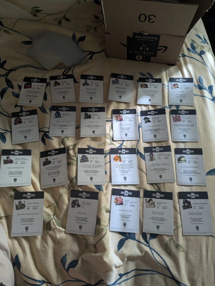 Lot of Warmachine Faction Decks Bundle Collection Sleeved with Mini Crates - Image 3 of 3