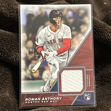 2026 Topps Series 1 - Roman Anthony Relic Red Sox- Major League Material MLM-RAN