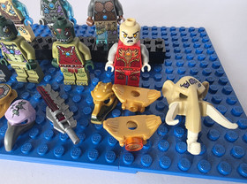LEGO&reg; Chima Minifigure  lot- Flinx Maula Mottrot elephant tribe Vardy vulture