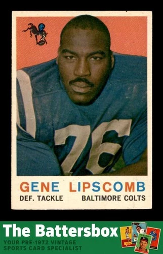 1959 Topps #36 Gene Lipscomb RC EX X3794840