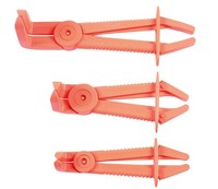 Laser Tools Flexibler Schlauchklemmen Satz Mit Abgewinkelten Backen 7740
