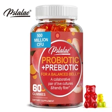 Probiotics + Prebiotics Fiber -Gut & Colon Support,Constipation &Bloating Relief
