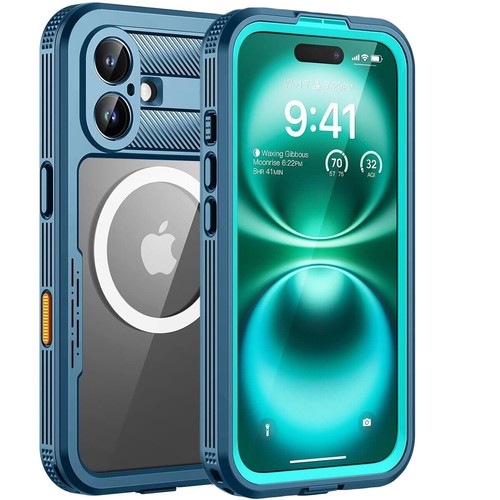 Waterproof Case For iPhone 16 15 14 12 11 Pro Max SE Shockproof Tough Full Cover - Picture 14 of 113