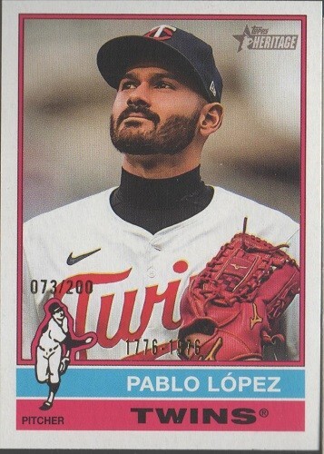 2025 Topps Heritage "Bicentennial #073/200" Pablo Lopez #131 - Picture 1 of 1