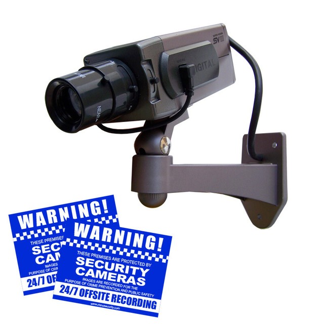 Professional Replica Dummy Indoor CCTV Camera Flashing Red LED Professional Replica Dummy Indoor CCTV Camera Flashing Red LED