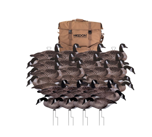 Higdon FLATS Canada Goose Static Motion Combo Pack, 48 Decoys W/ Bag 74234-image
