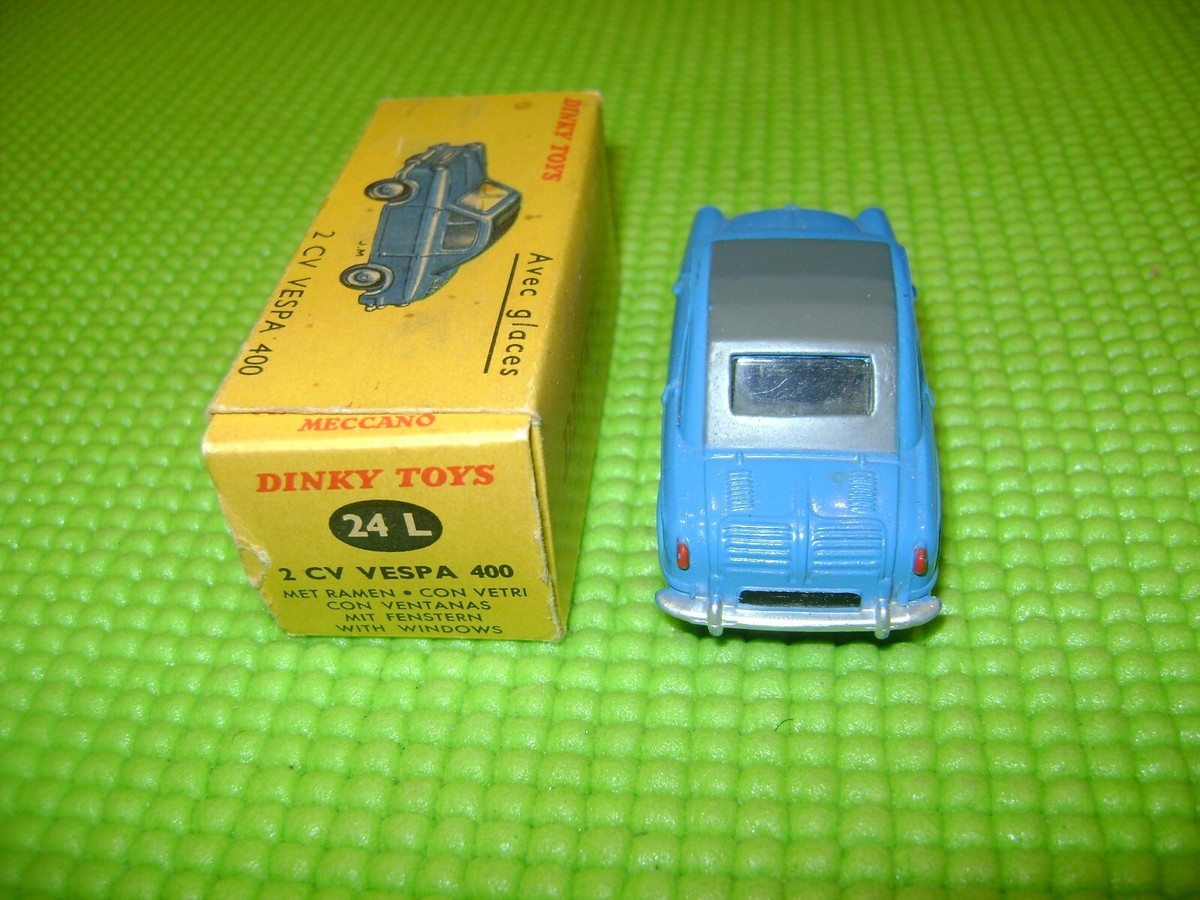 Dinky Toys Boîte 24 L – Vespa 400 Bleue – Miniature 1:43 – France