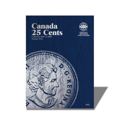 Whitman Coin Folder 4087 CANADA 25 Cents Vol 5  2001 - 2009  Album / Book