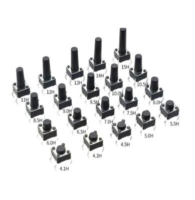 Light Touch Switch Pin 6x6x4.1-16Height Key Switch 4-pin Copper Pin Micro Switch