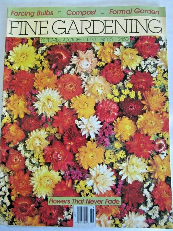 Taunton FINE GARDENING Magazine 1990 Sept/Oct bulbs flowers compost plants 