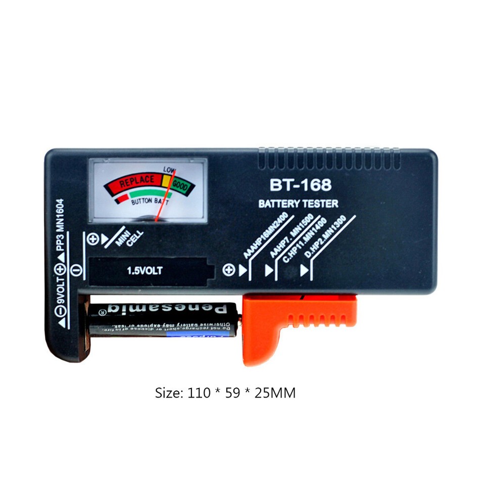 BT168 Battery Capacity Tester Load Analyzer AAA 9V 1.5V Button