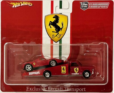 Custom Hot Wheels Team Transport FERRARI FXX on a Ramp Truck w