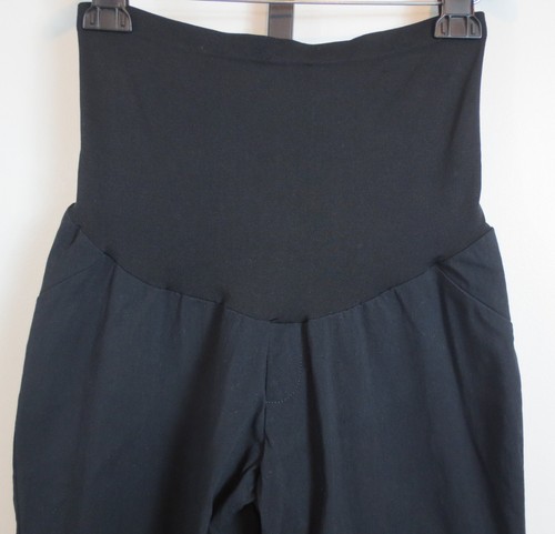 Motherhood Maternity The Maia Skinny Leg Ankle Pants 1X Secret Fit Belly Black - Picture 3 of 11