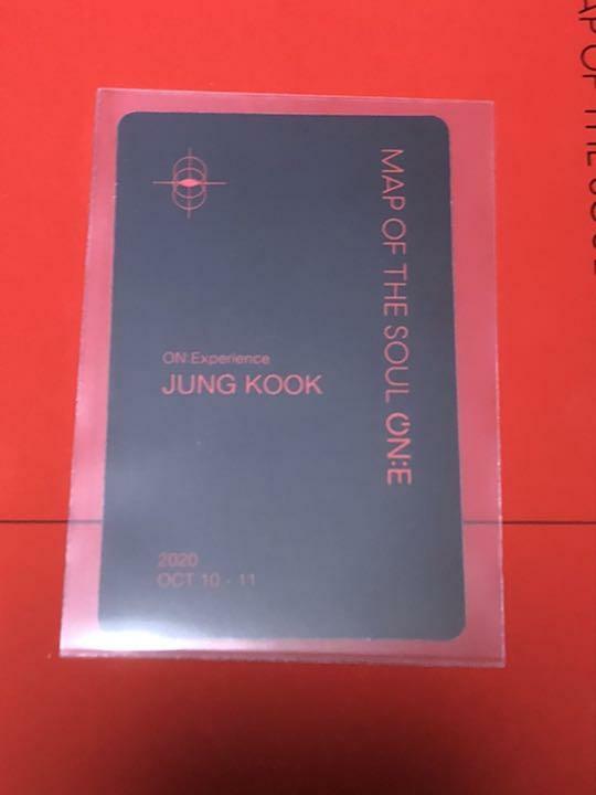 BTS JUNGKOOK ON:E DVD MAP OF THE SOUL Official Photocard Photo
