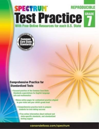 Spectrum Test Practice, Grade 7 (Tascabile) Spectrum