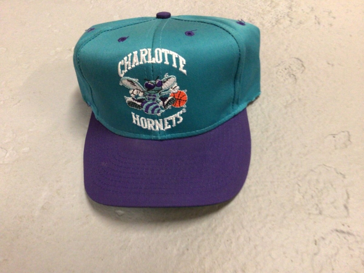 Charlotte Hornets サイン入りキャップ Charlotte Hornets サイン入りキャップ Vintage Logo 7