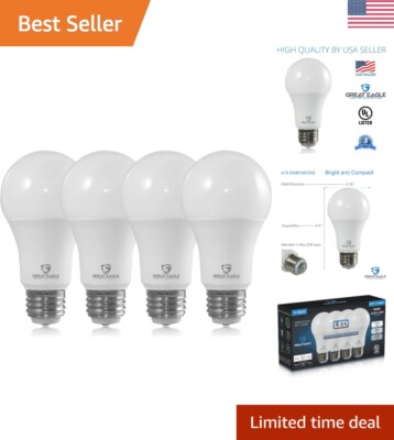 Super Energy-Efficient Long-Lasting LED Light Bulb - Bright 500/100/1500 Lumens