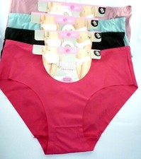 Women's bikini briefs 4 pack, microfiber, XXL