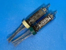 2 pcs IN-16 / NIXIE DISPLAY TUBE / DIGIT DISPLAY CLOCK / NEW / SHIPS FROM USA