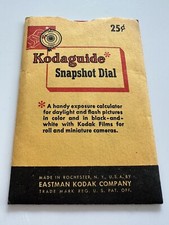 Vintage Kodak Kodaguide Snapshot Dial