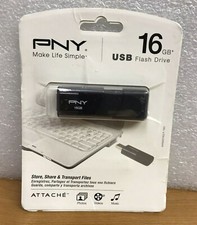 PNY Classic Attache USB Flash Drive 16GB, P-FD16GATT03-GE