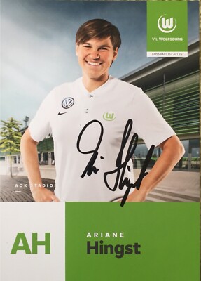 Autogramm Ariane HINGST DFB Frauen U20 Co-Trainerin Fußball WM Olympia  xyz