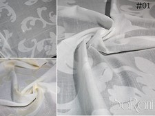 AIRTON Linen Type Curtain 1 Panel 140x290 cm Various Colors Semi-Darkening Floral