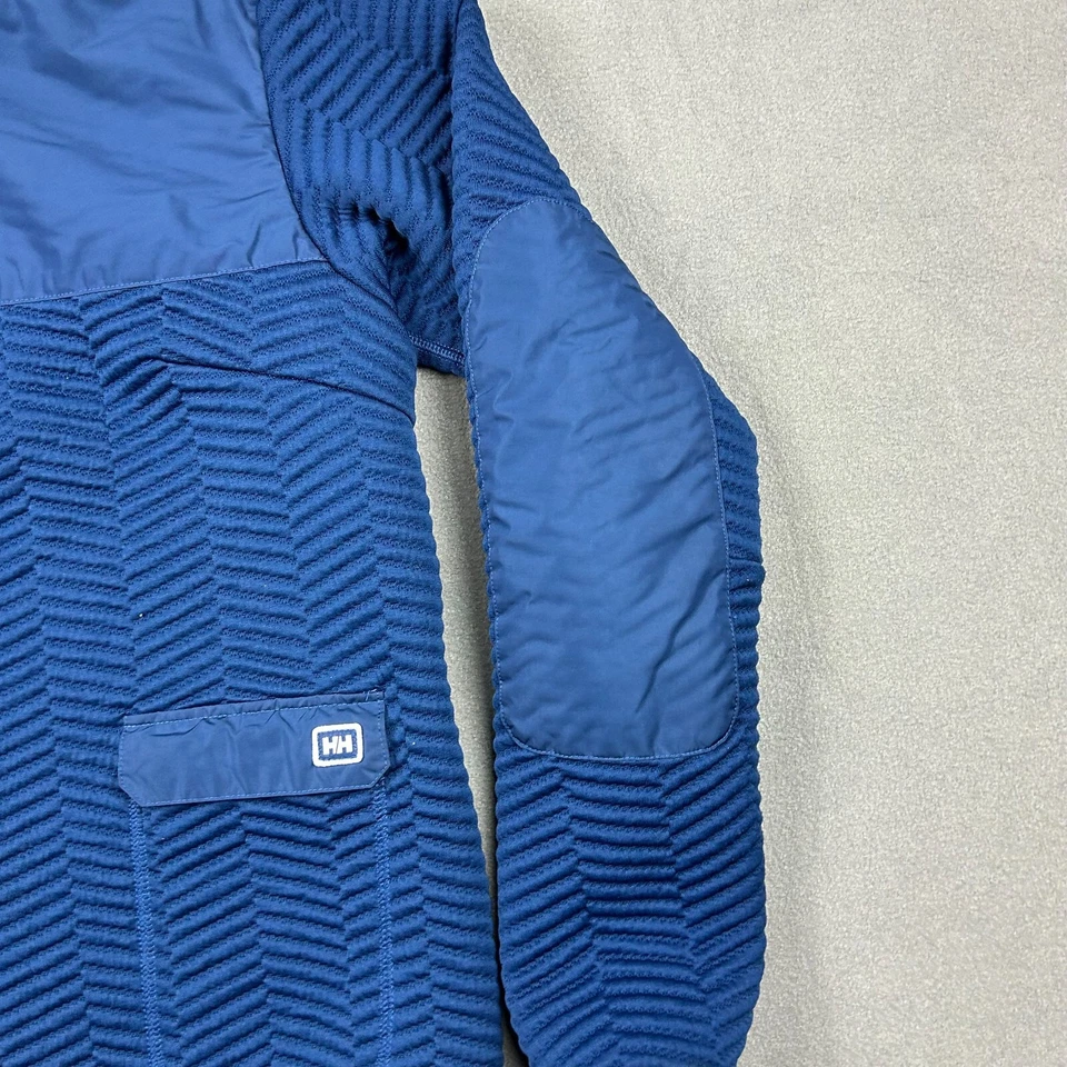 Helly Hansen свитер мужской средний синий Lillo пуловер выстеганная Snap длинным рукавом - Изображение 3 из 4