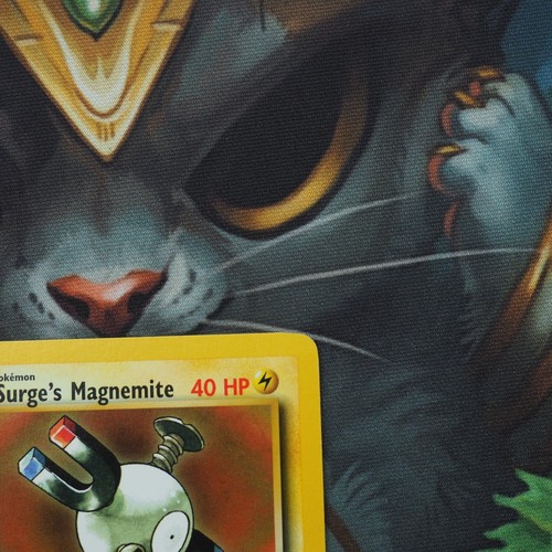 Lt. Surge's Magnemite 1st Edition 80/132 Pokemon Gym Heroes Played Single Card - Picture 4 of 12
